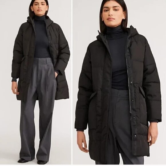 Everlane The ReNew Jacket Puffer Black NWT XXS - Picture 1 of 9